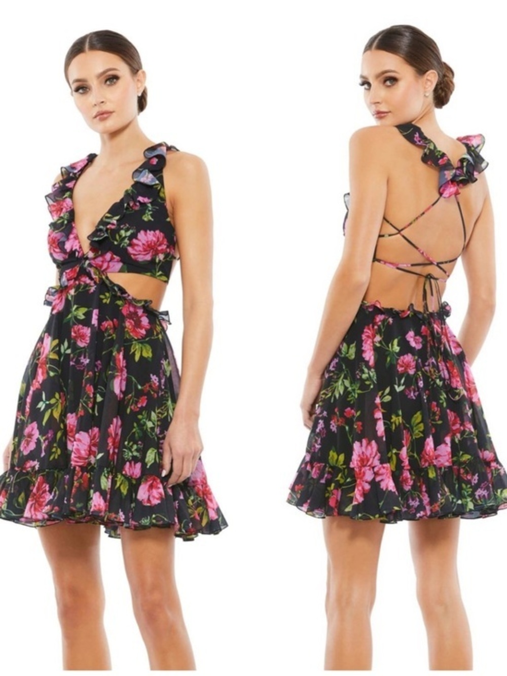MAC DUGGAL 9155 FLORAL DRESS Size 2 $320